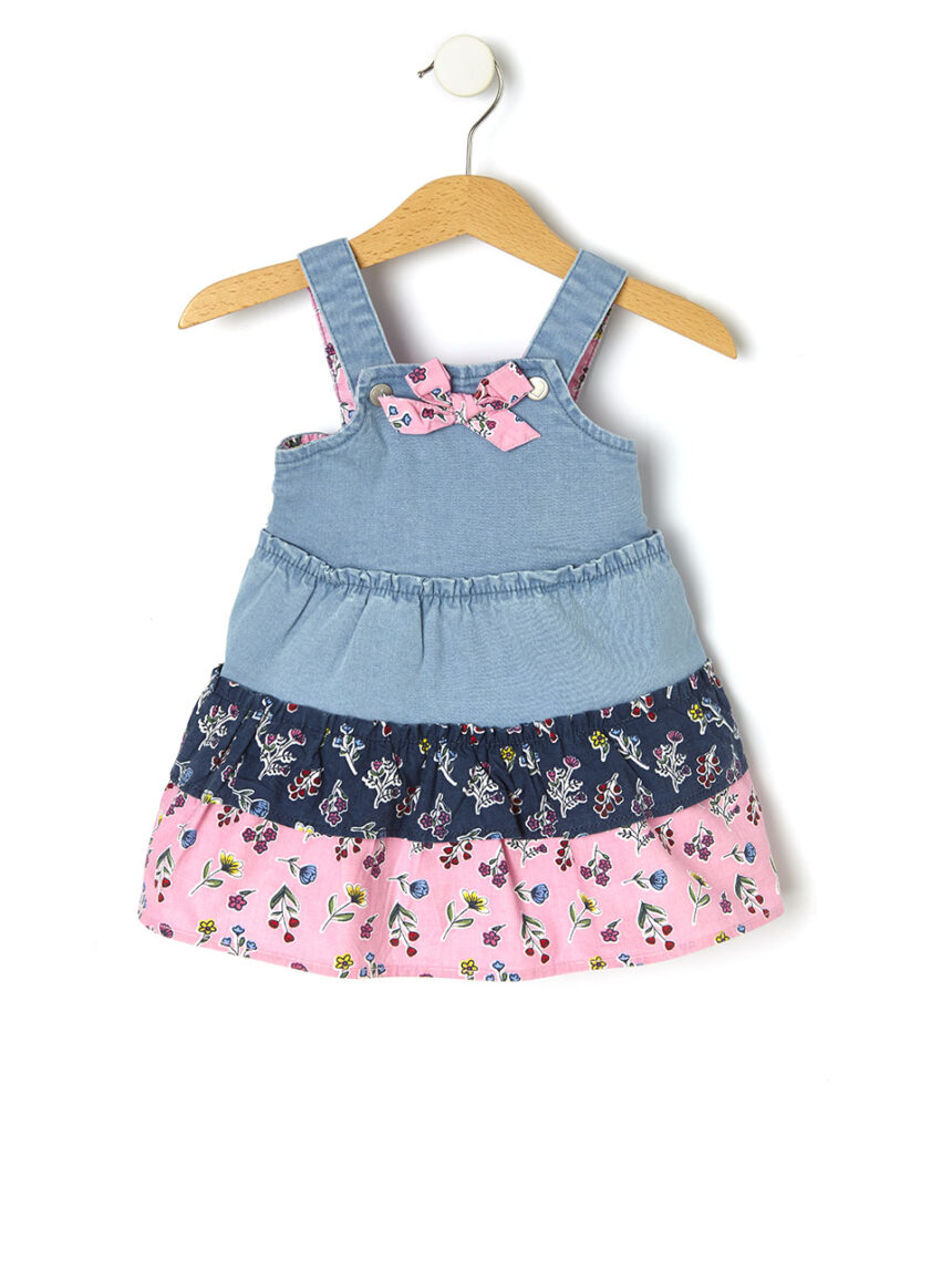 Avental jeans com inserções - Prénatal