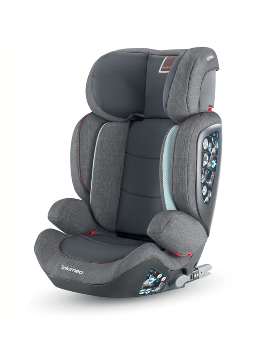 Cadeira auto inglesina tolomeo 2.3 ifix, cinza - Inglesina
