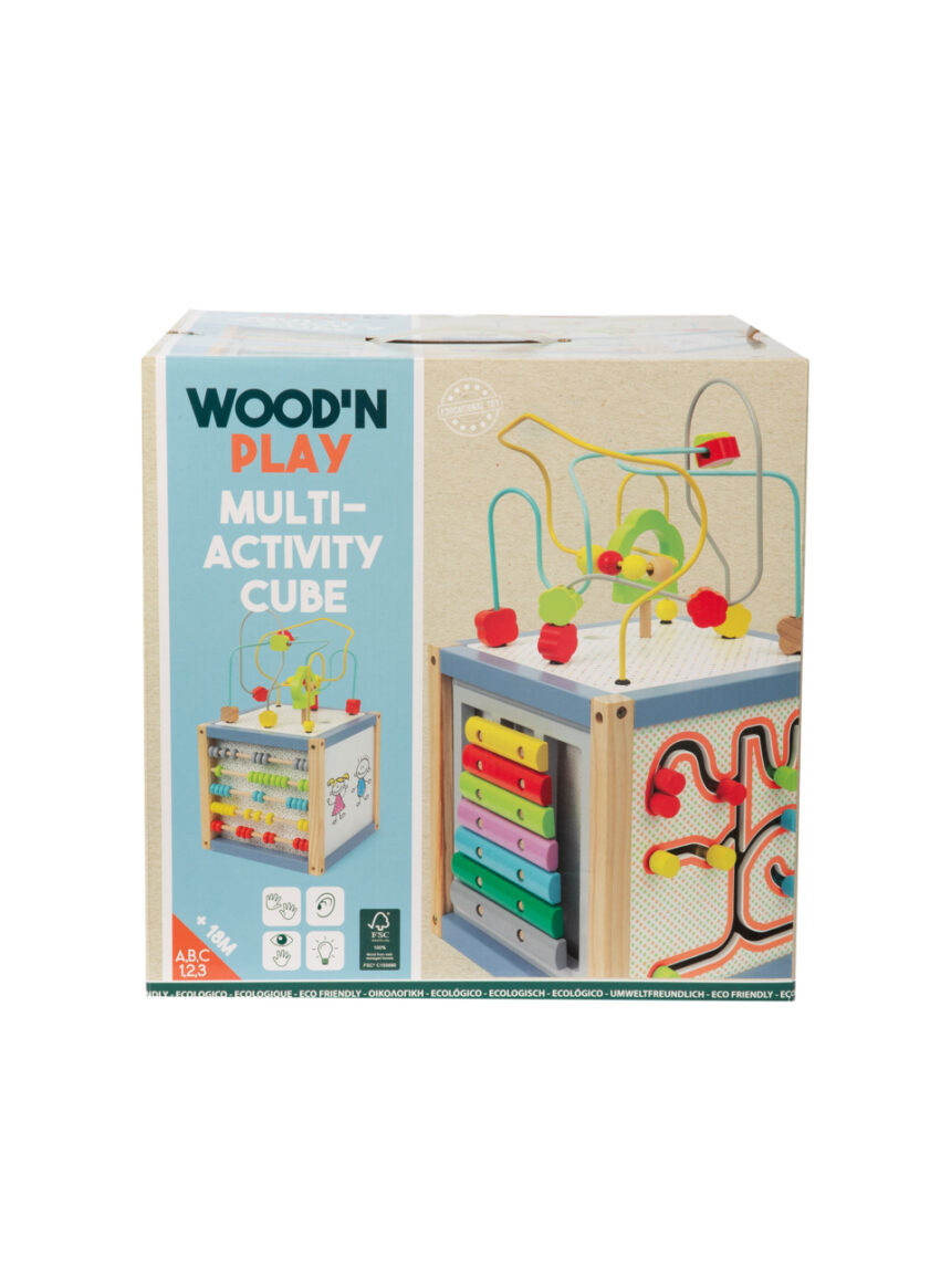 Wood'n play - cubo multiattività - Wood'N'Play