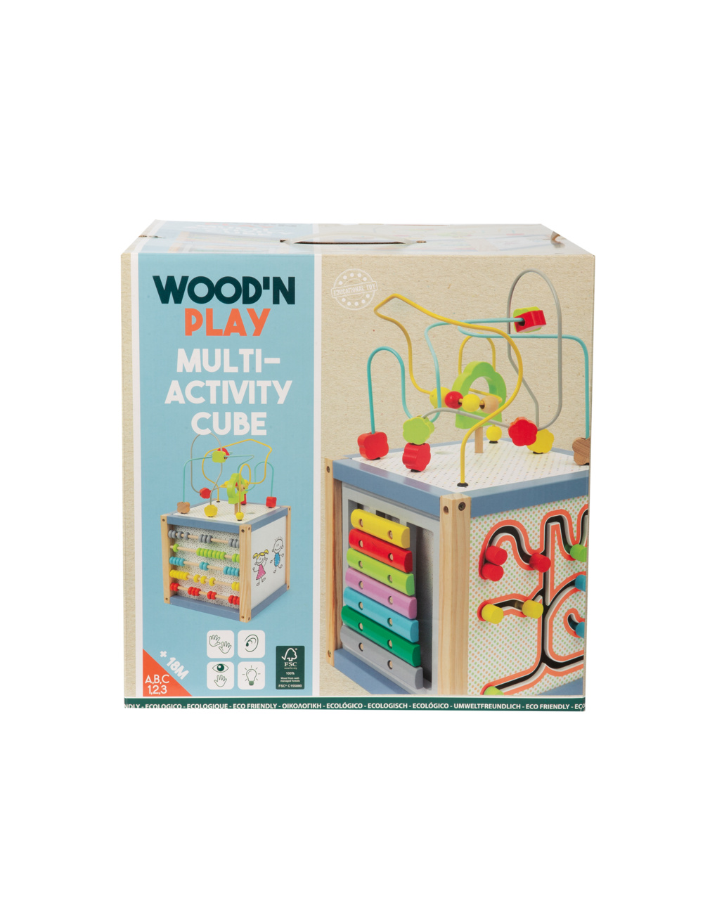Wood'n play - cubo multiattività - Wood'N'Play