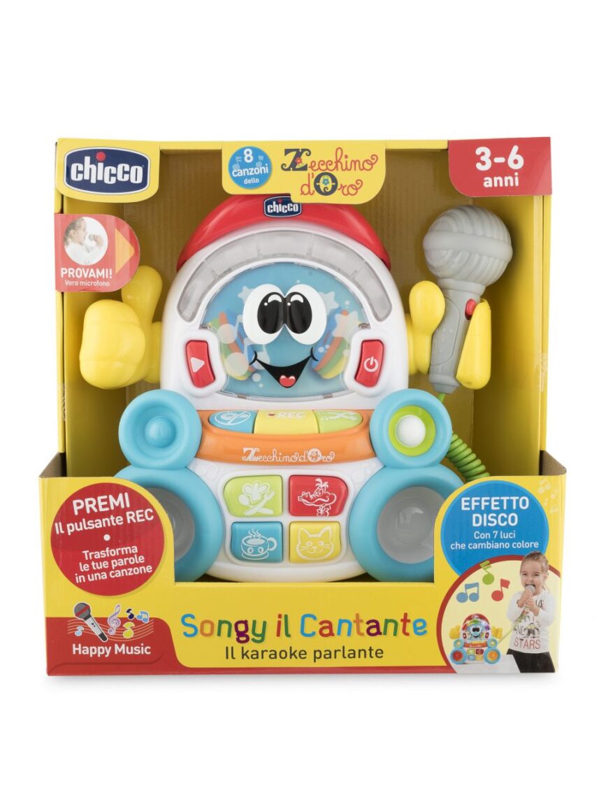 Chicco - jogo musical songy the singer - Chicco