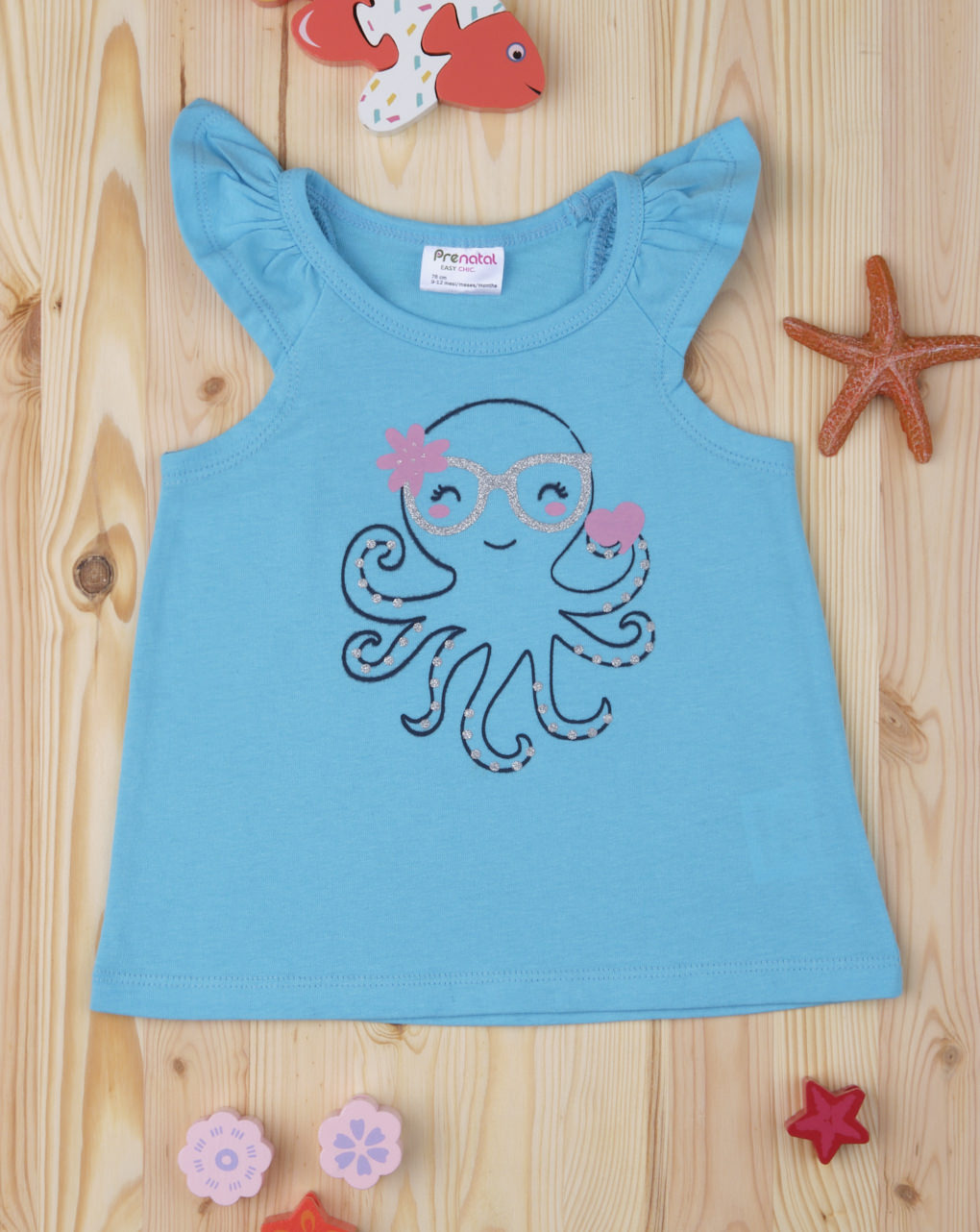 Camiseta feminina "octopus" - Prénatal