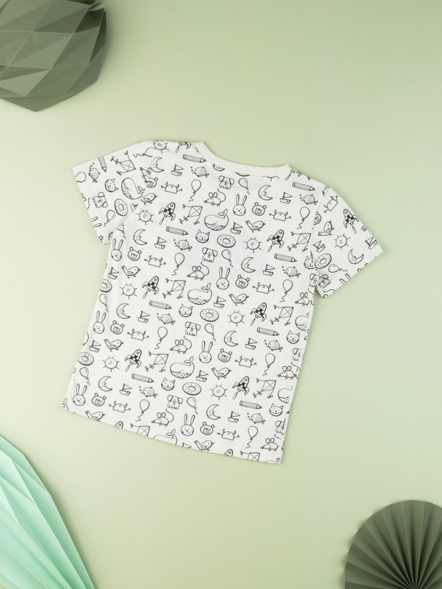 Camiseta garoto garoto "olá" - Prénatal