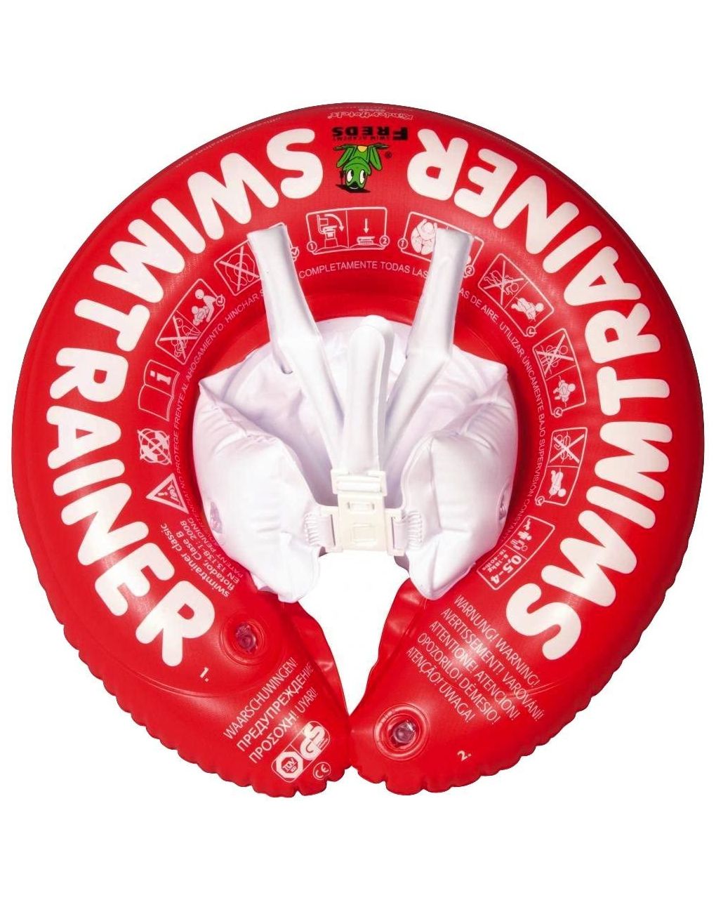 Boia salva-vidas com calça nadadora vermelha 6-18 kg - Fred Swim Academy