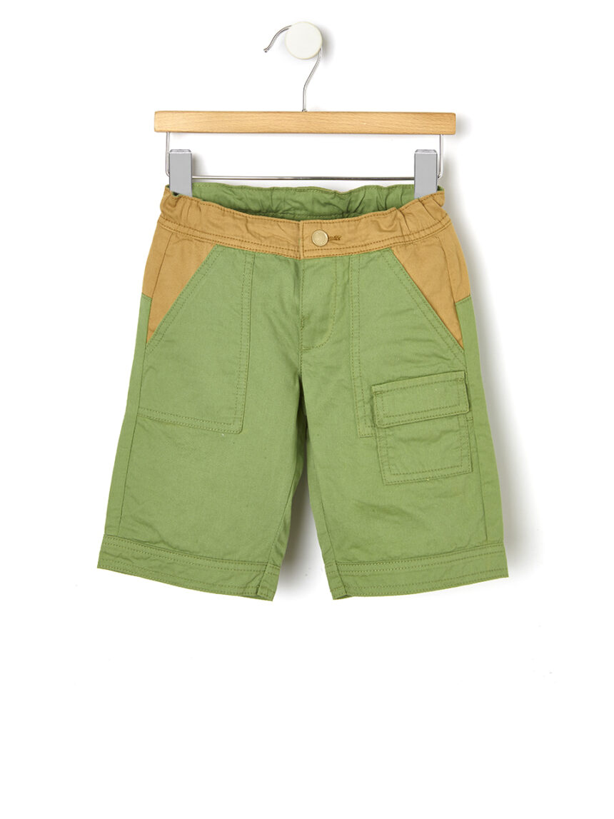 Bermuda com estampa de leopardo - Prénatal