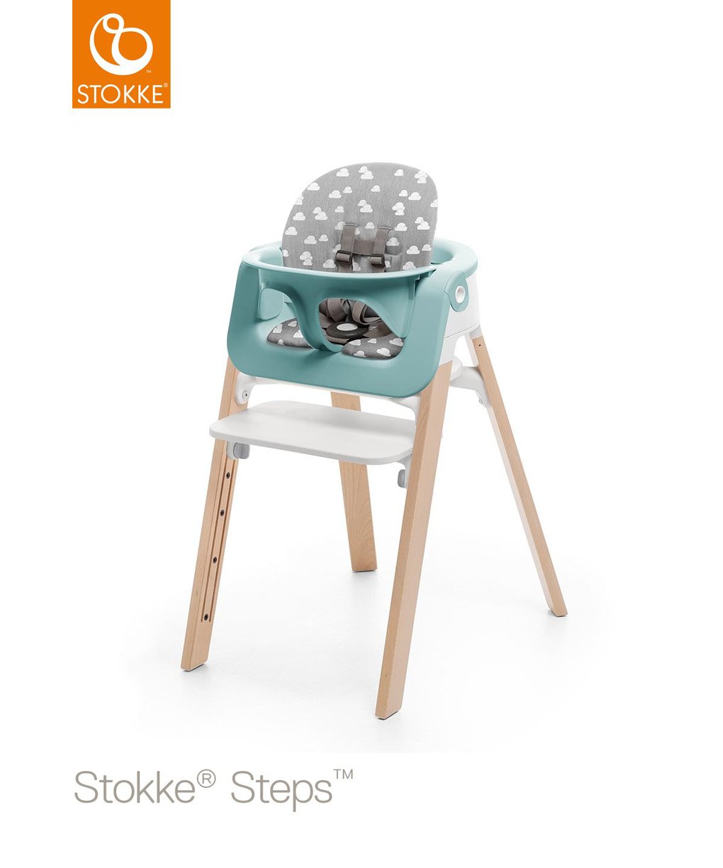 Conjunto de bebê cuscino stokke® steps - nuvens cinzentas - Stokke