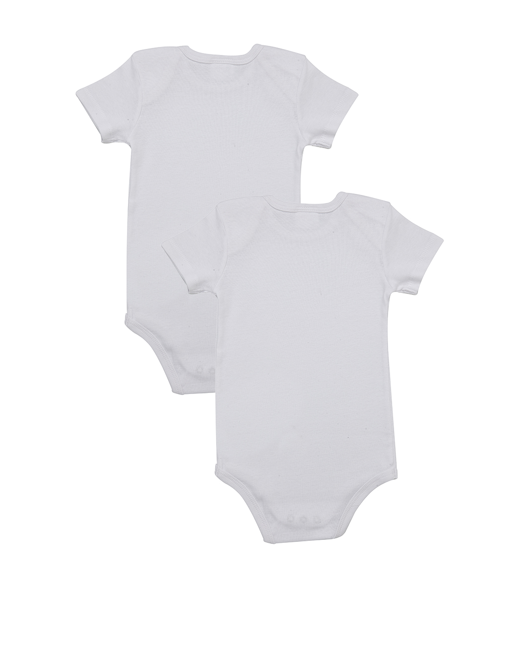 Pacote de 2 bodysuits brancos com decote americano - Prénatal