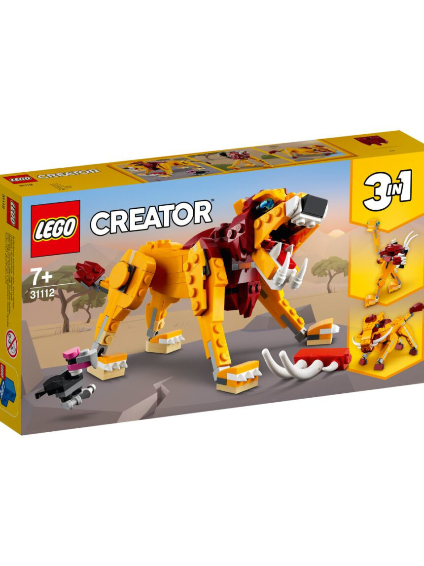 Criador de lego - leão selvagem - 31112 - LEGO