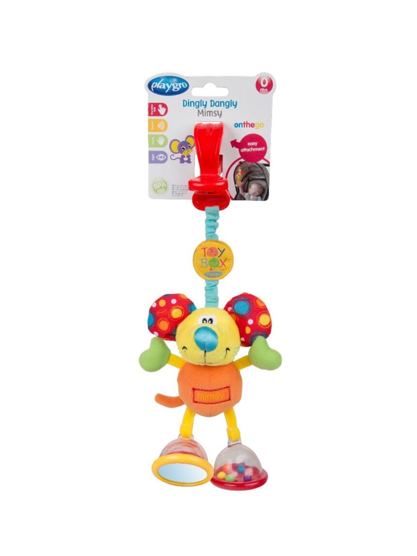 Playgro - caixa de brinquedos dingly dangly mimsy - Playgro