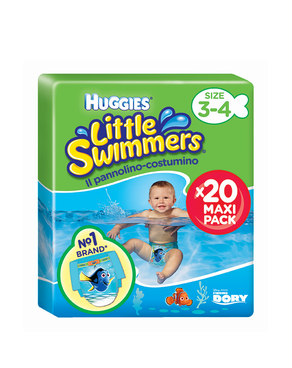 Huggies - pequenos nadadores double pack sz. 3-4 (20 pcs) - Huggies