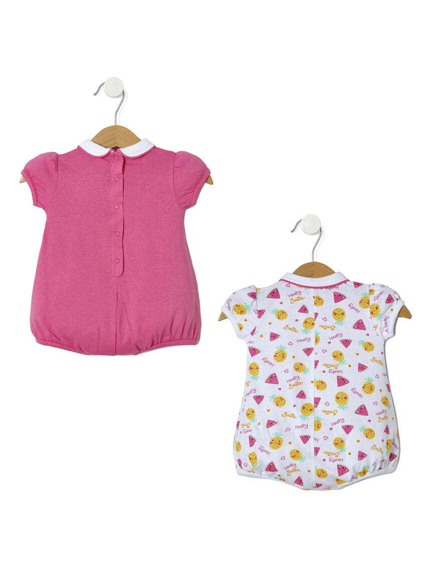 Pacote de 2 macacões de abacaxi e melancia - Prénatal