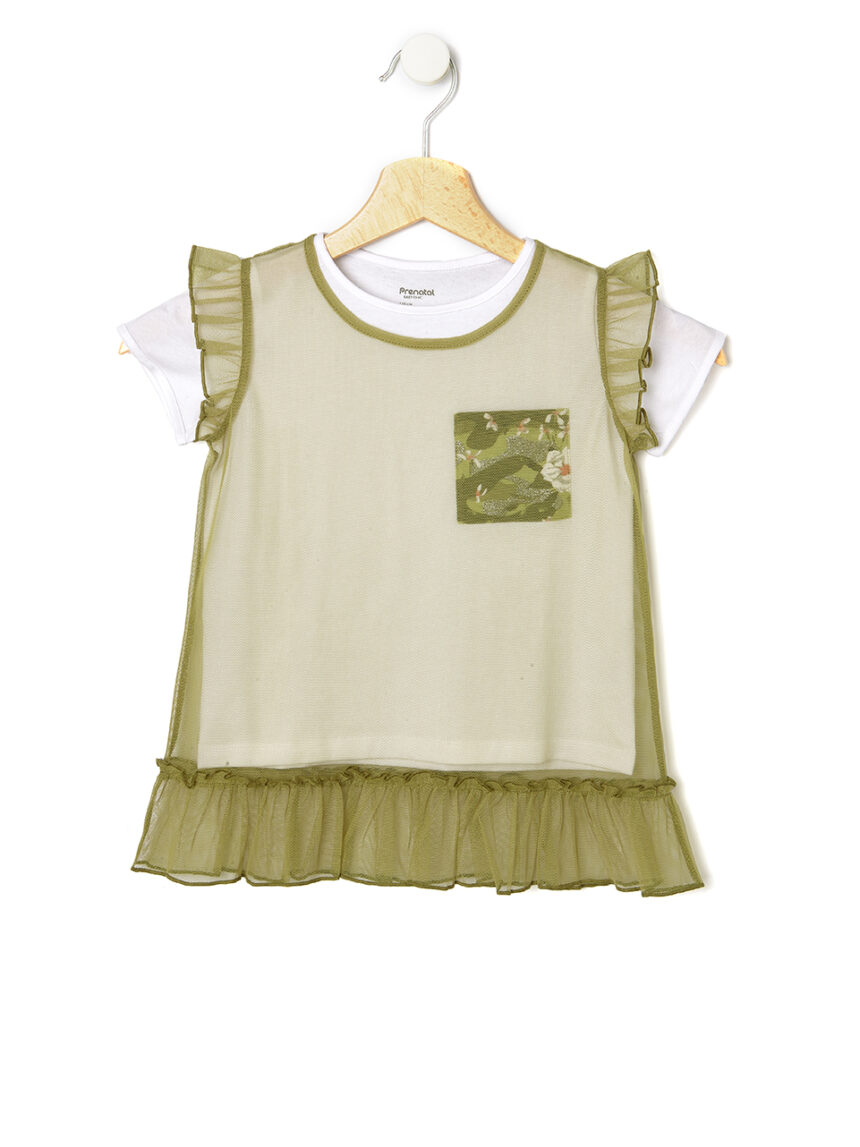 T-shirt com tule - Prénatal