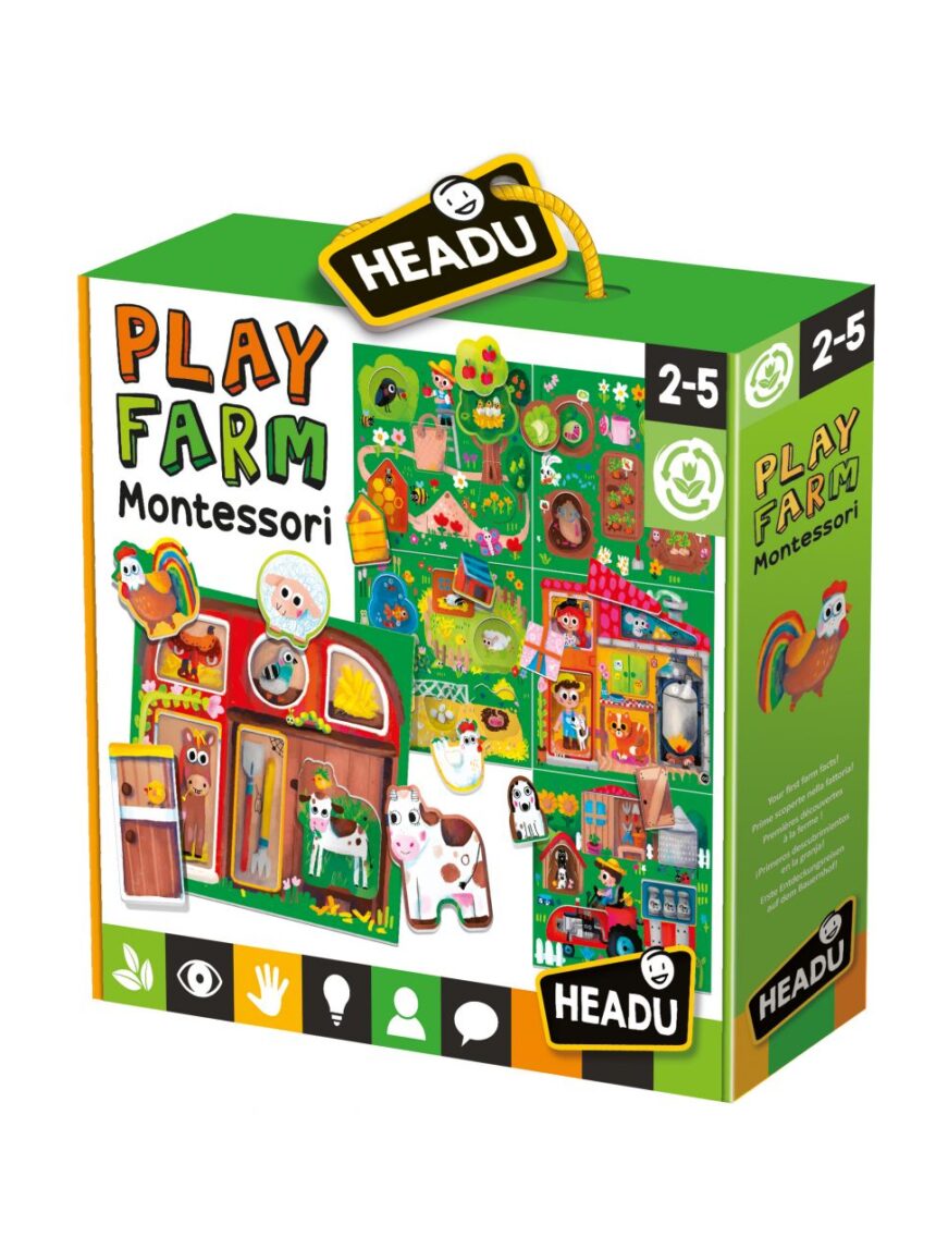 Headu - bebê brinquedo fazenda montessori - Headu