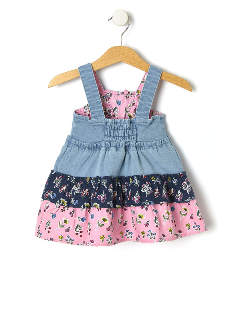 Avental jeans com inserções - Prénatal