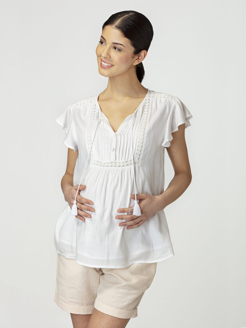 Blusa de amamentação materna - Prénatal