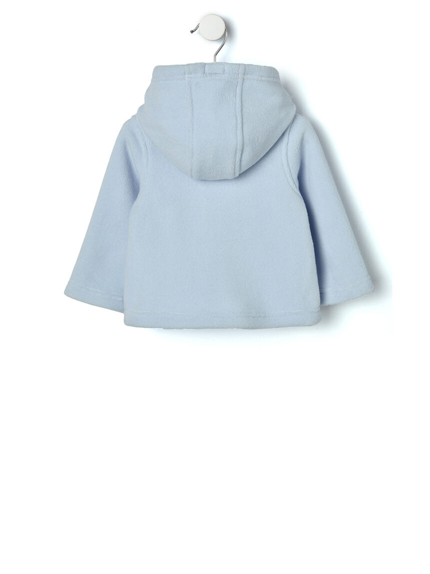Casaco de nylon azul claro com capuz - Prénatal