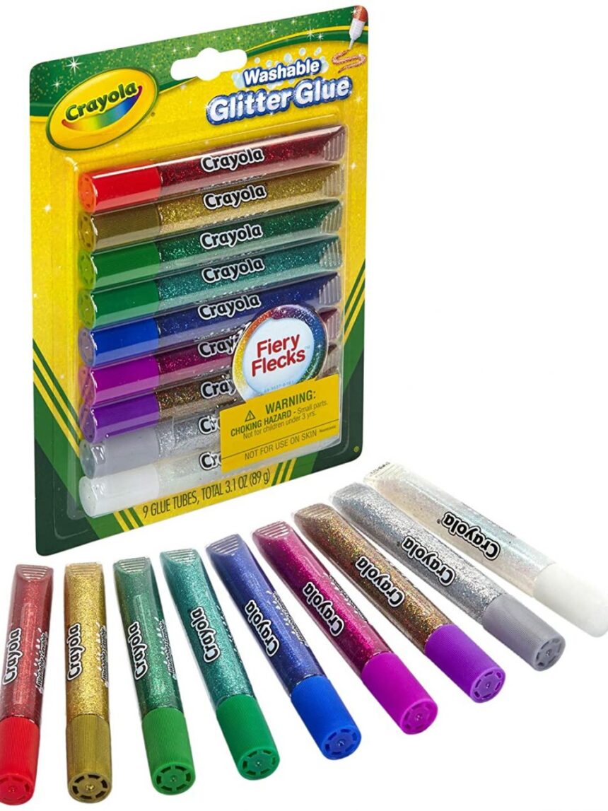 Crayola - 9 colas brilhantes - Crayola