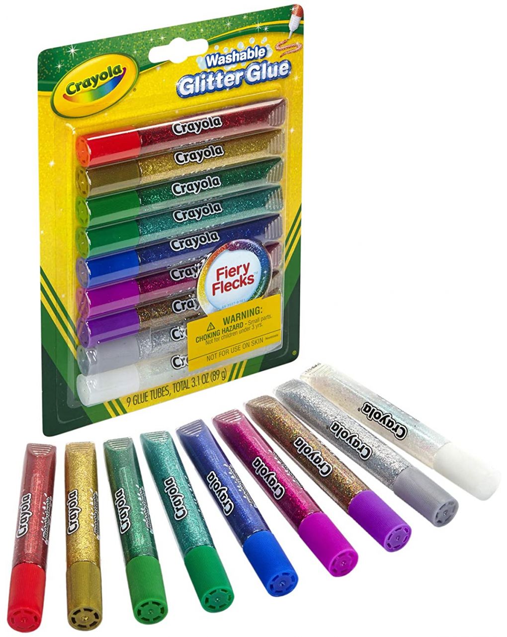 Crayola - 9 colas brilhantes - Crayola
