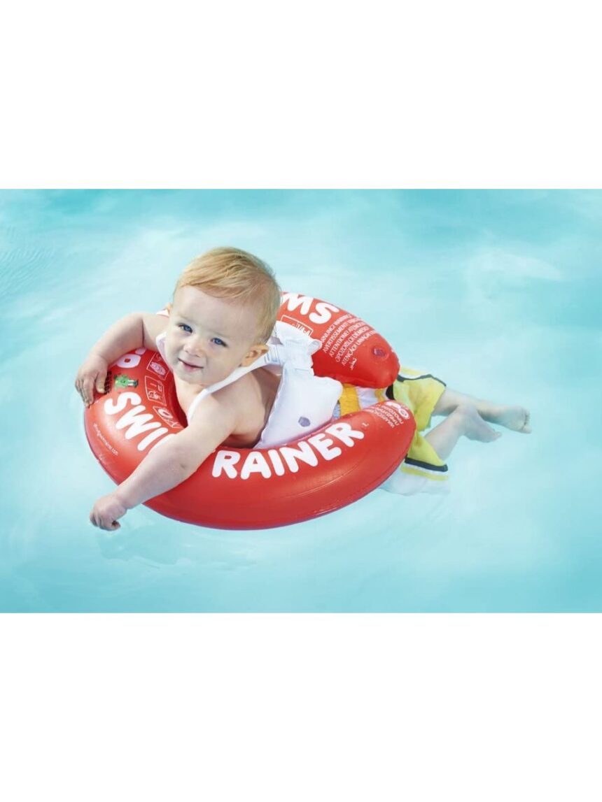 Boia salva-vidas com calça nadadora vermelha 6-18 kg - Fred Swim Academy