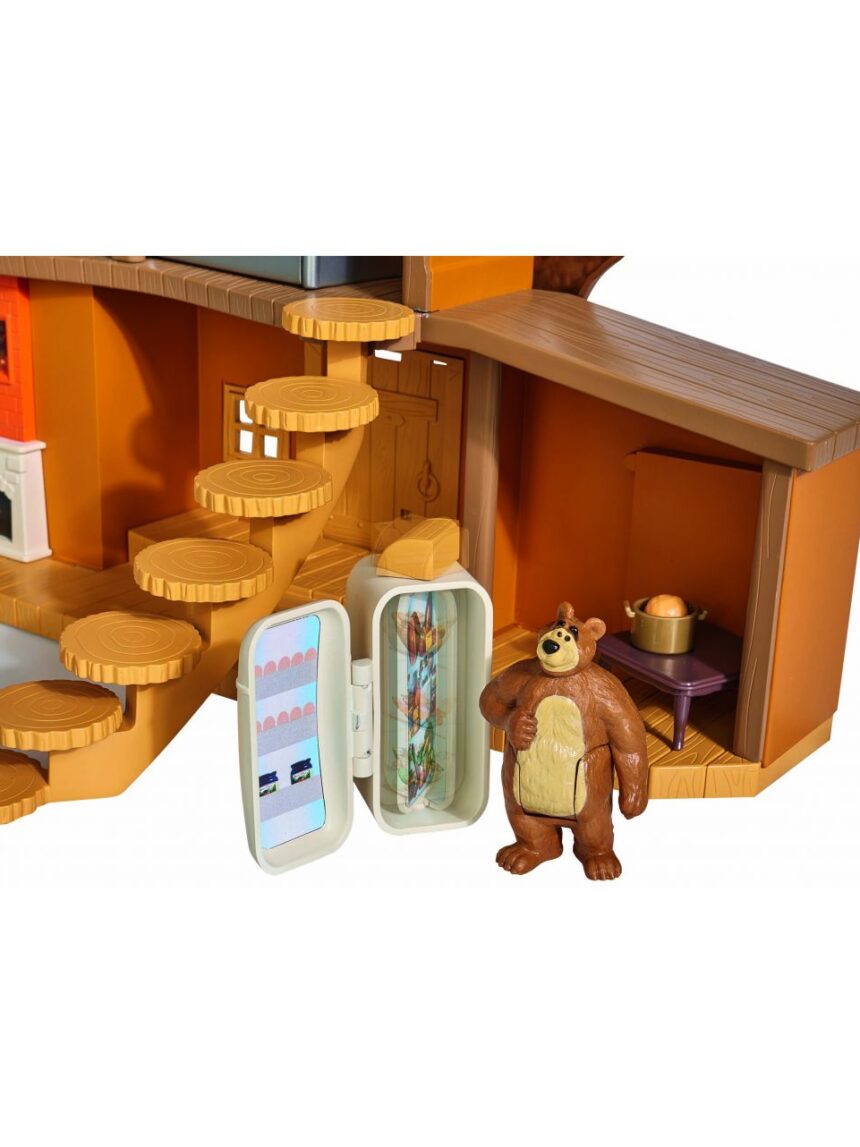 Masha e o urso - grande casa de urso com personagens - Masha&amp;Orso