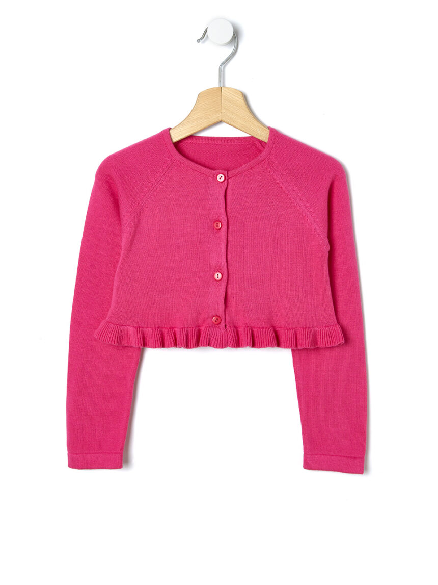 Bolero tricot com rouches - Prénatal