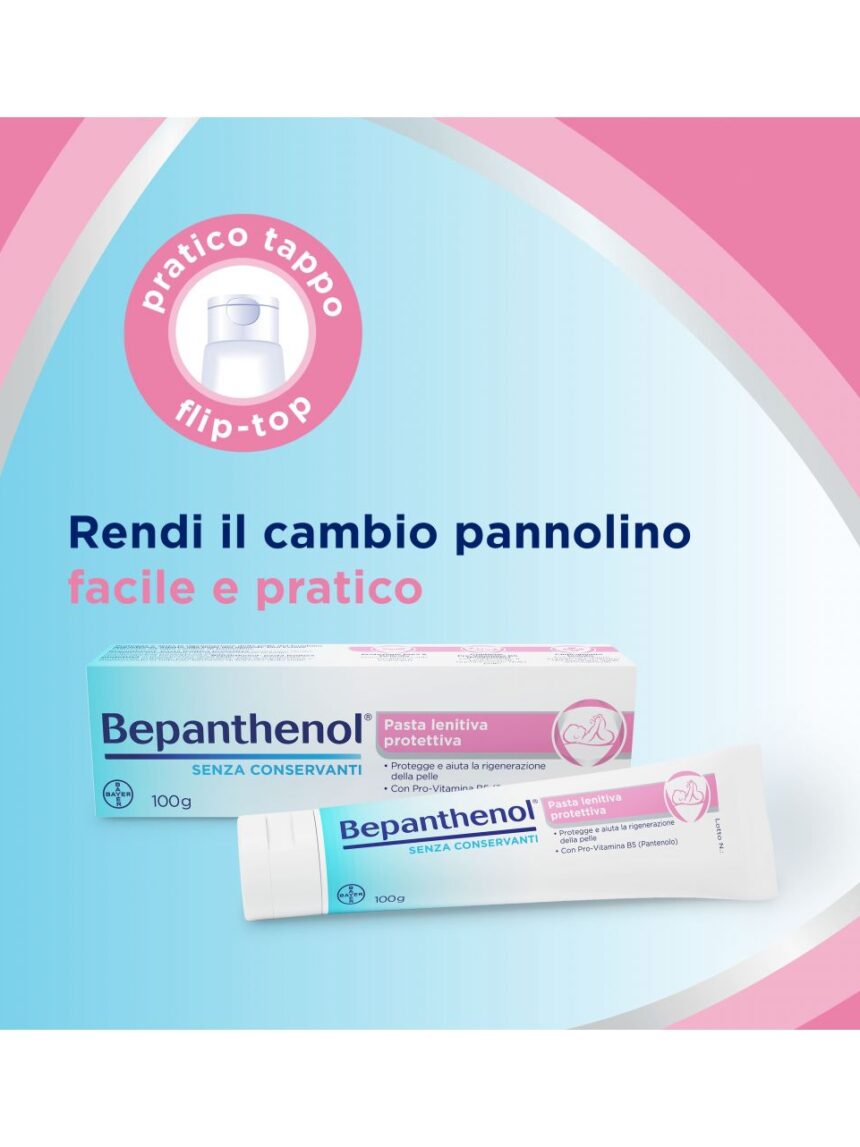 Pasta suavizante protetora de bepantenol - creme para trocar fraldas anti-vermelhidão para recém-nascidos - 100 g - Bepanthenol