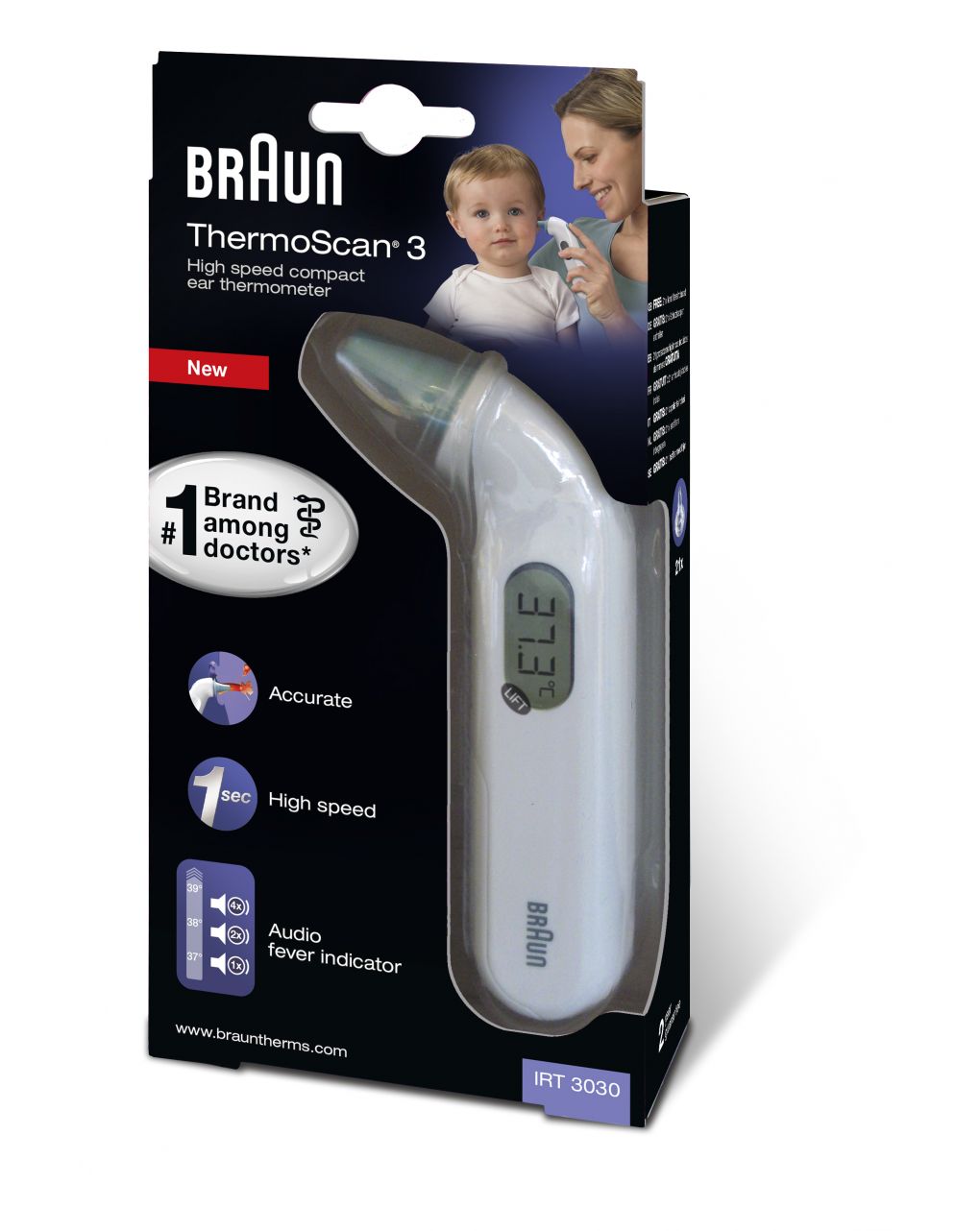 Termômetro thermoscan 3 - Braun
