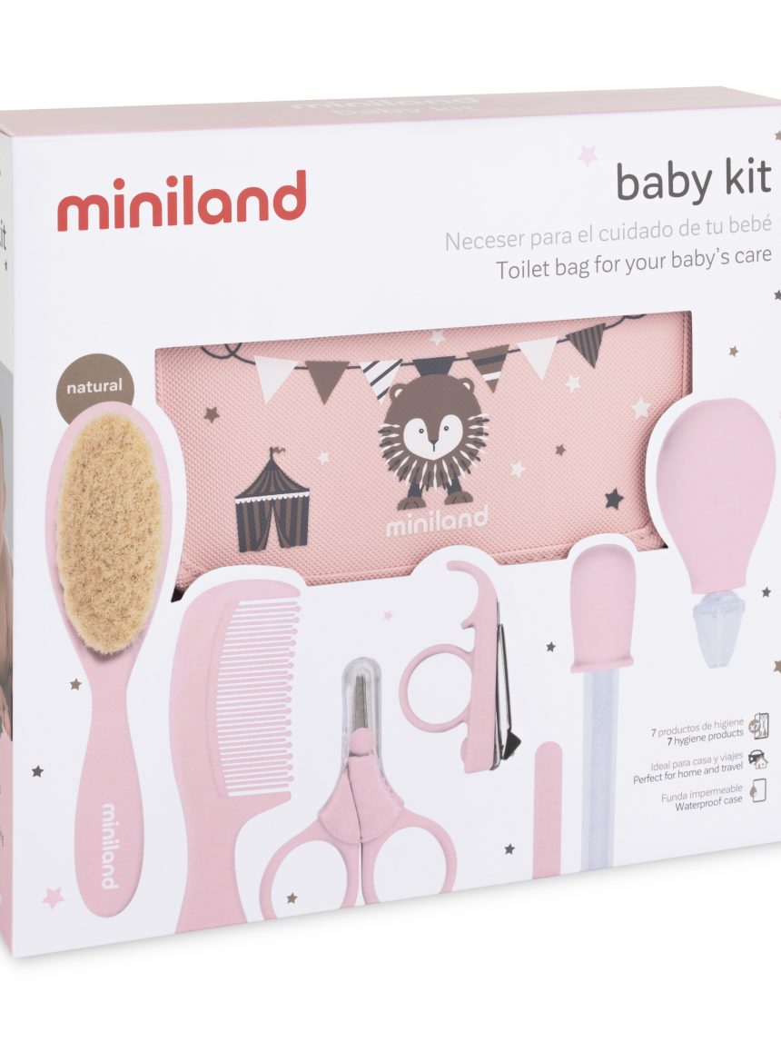 Conjunto de higiene infantil - fúcsia - Miniland