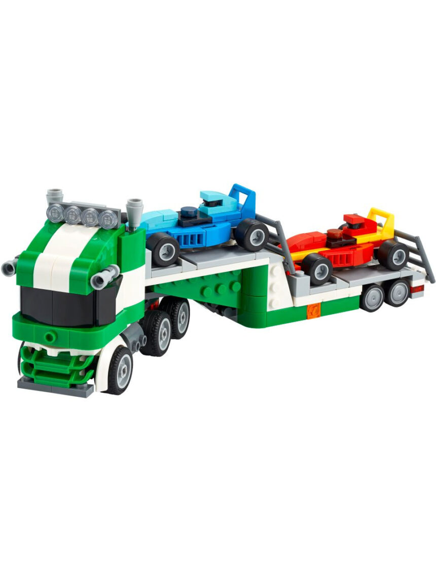 Criador de lego - transportador de carro de corrida - 31113 - LEGO