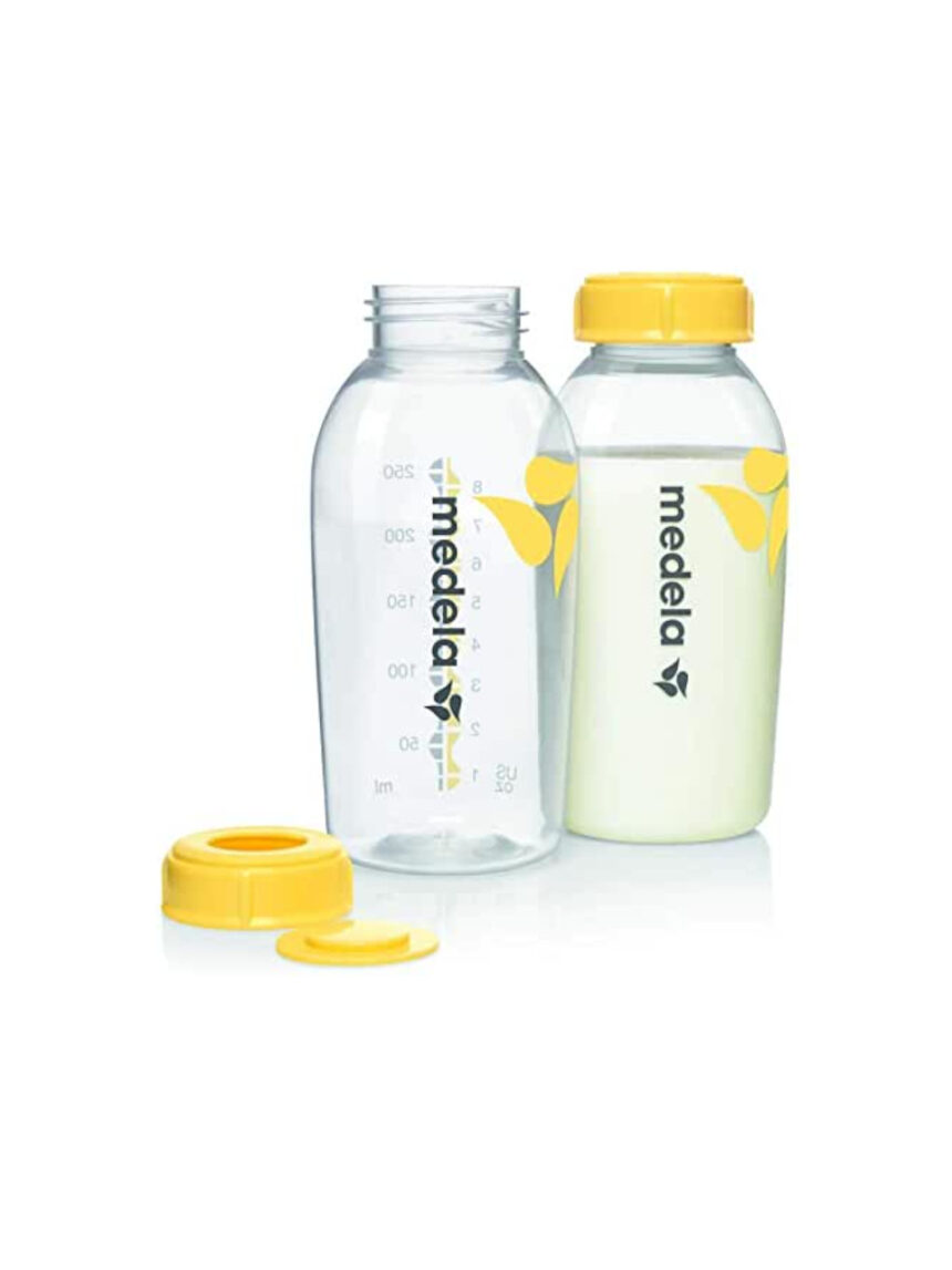 Garrafas de armazenamento de leite materno (2 x 250ml) - Medela