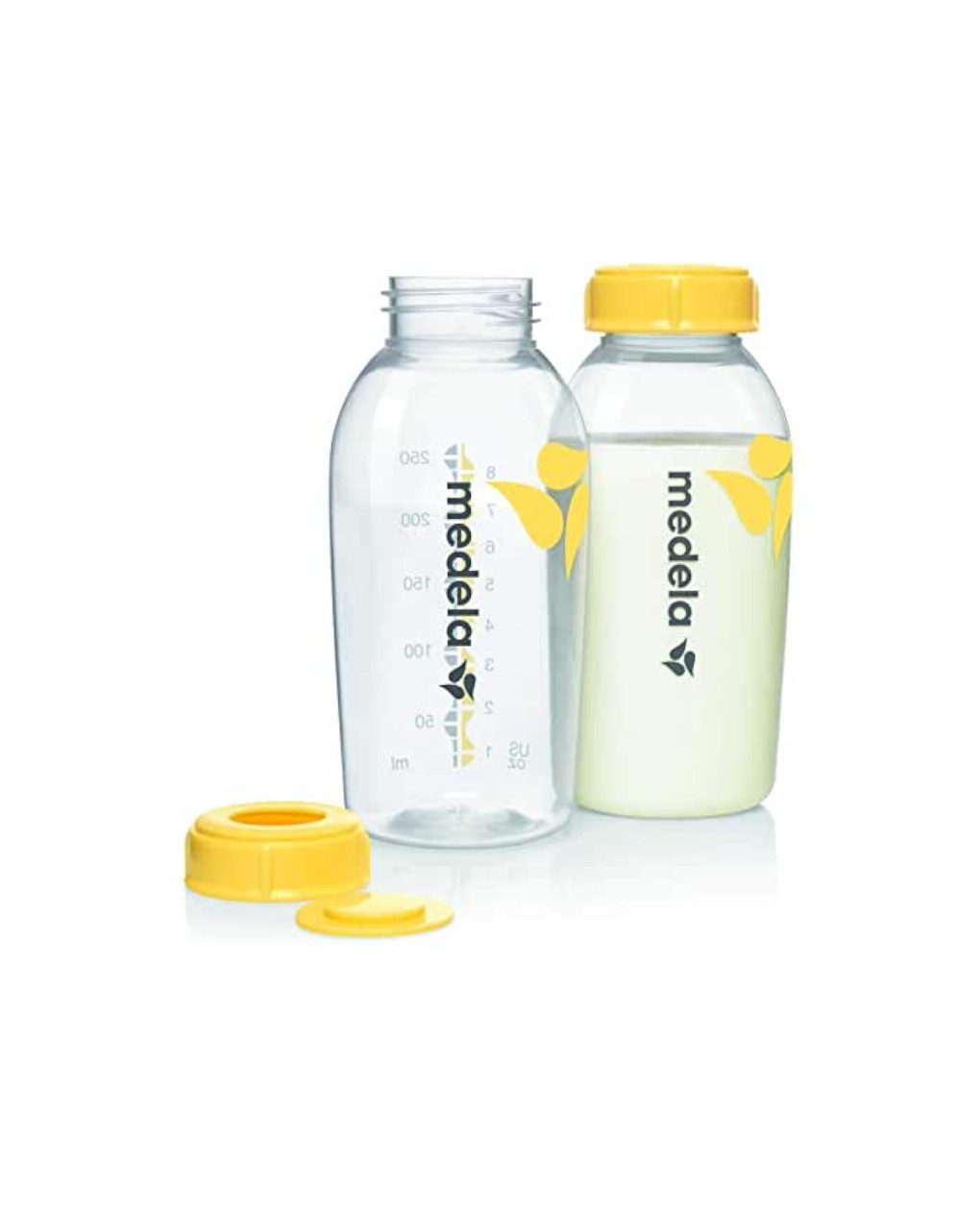 Garrafas de armazenamento de leite materno (2 x 250ml) - Medela