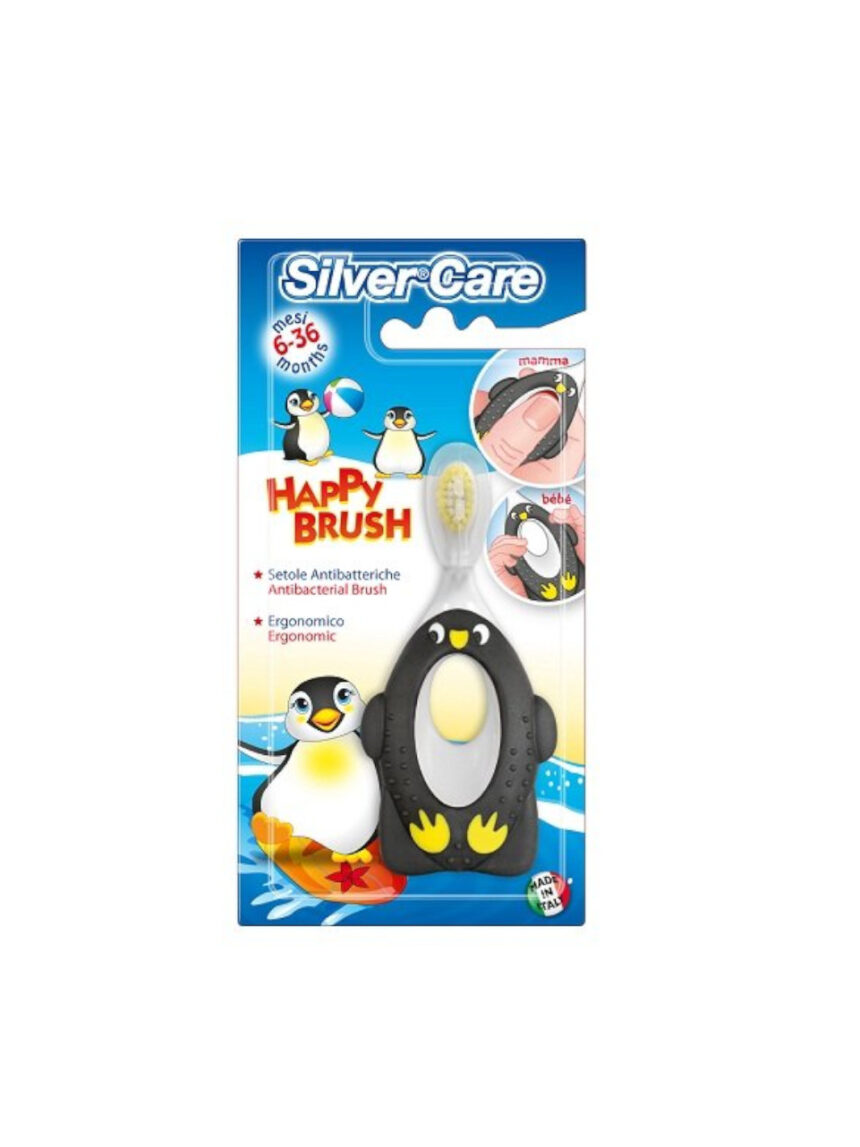 Pinguim escova feliz 6-36 m - Silver Care