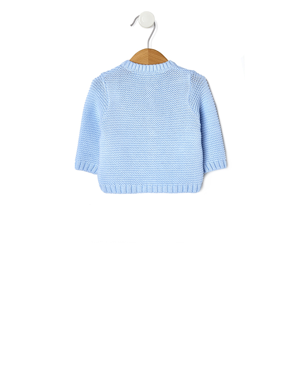 Cardigan de tricô azul claro - Prénatal