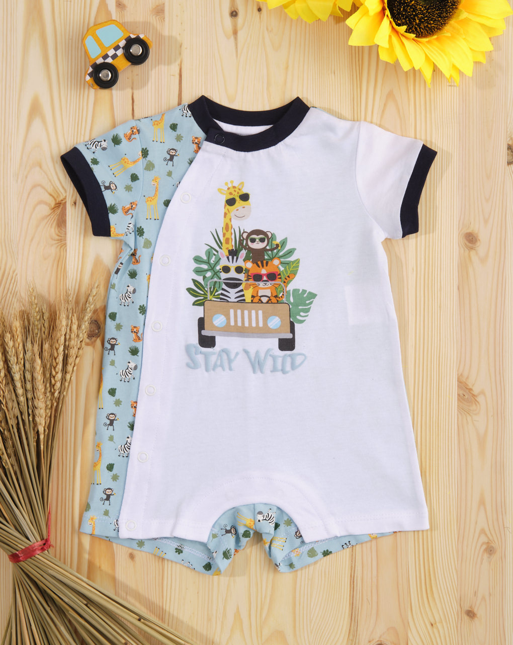 Macacão de bebê "pequena selva" - Prénatal