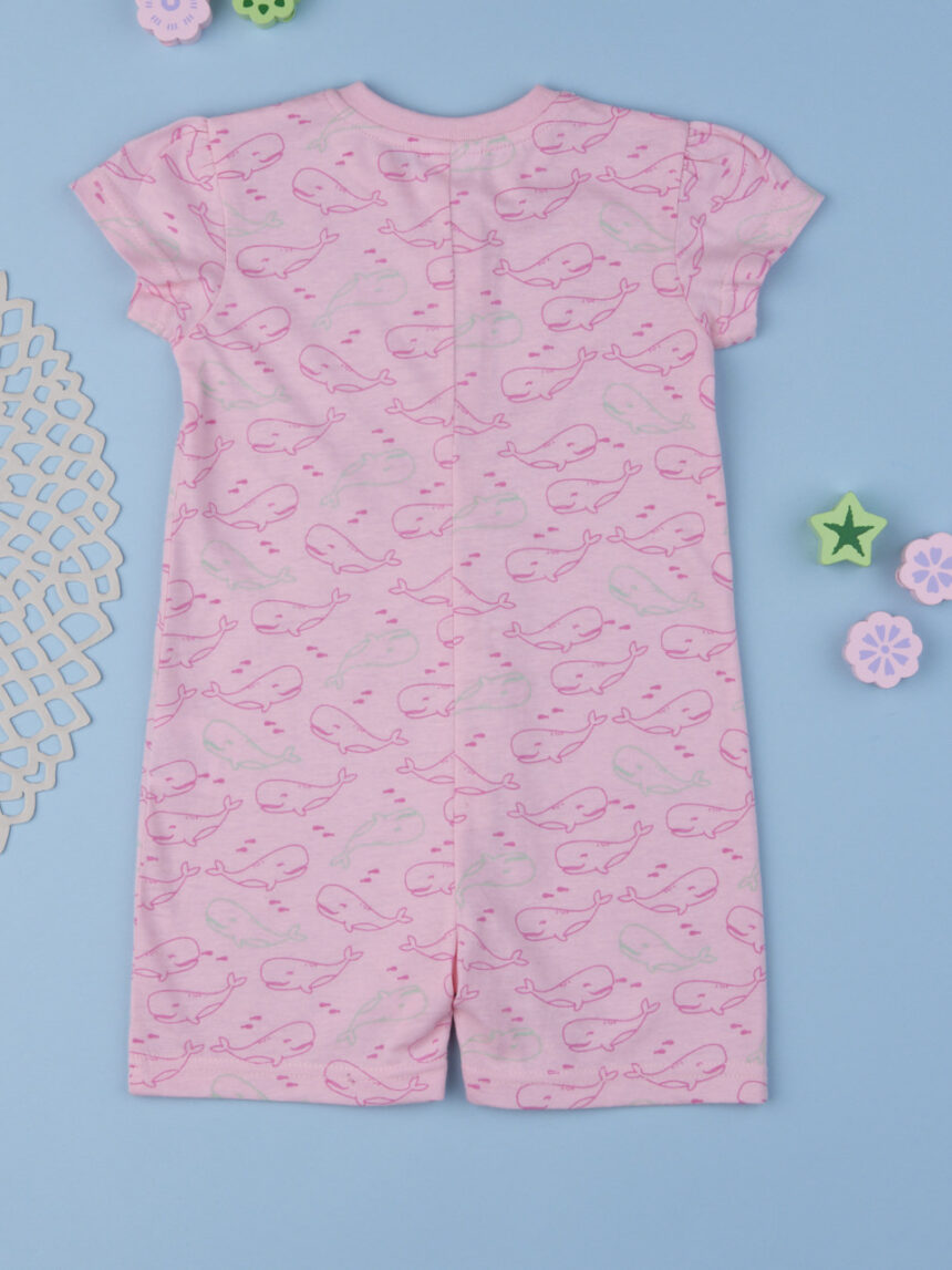 Pacote de 2 pijamas de menina "baleia" - Prénatal