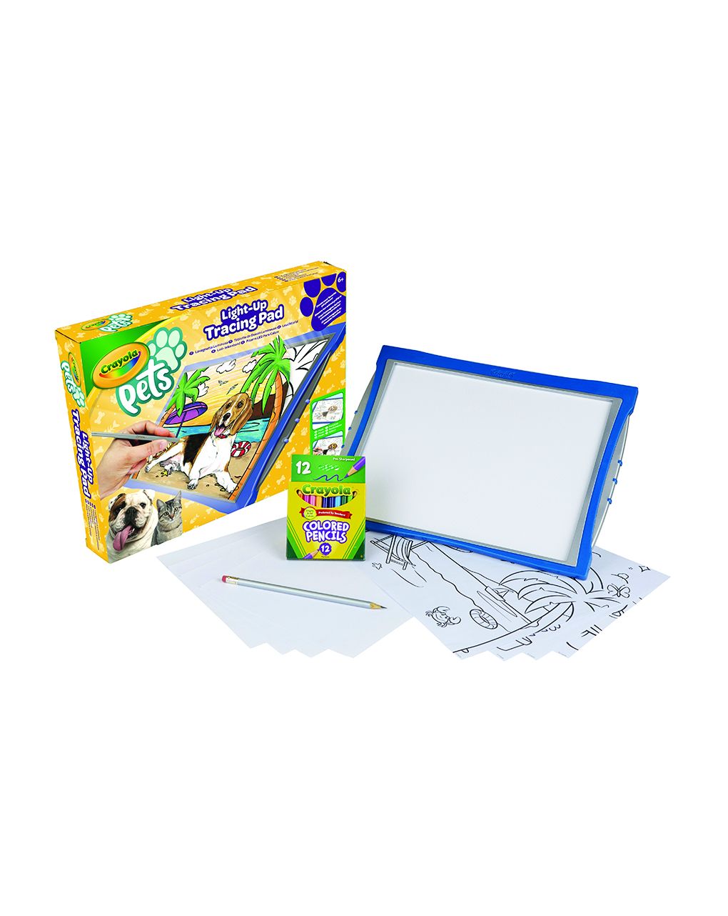 Crayola - placa de luz para animais de estimação - Crayola