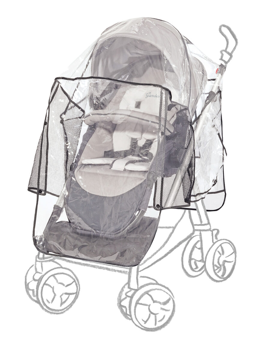 Capa de chuva universal para carrinho de criança de luxo - Giordani