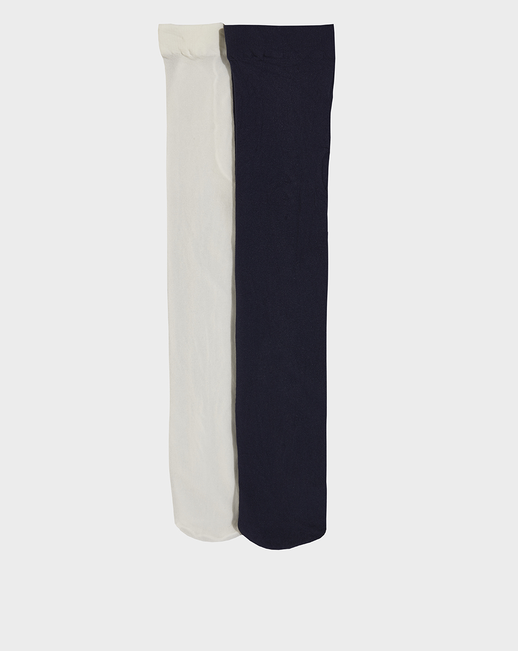 Pacote de 2 pares de collants em creme e filanca azul - Prénatal