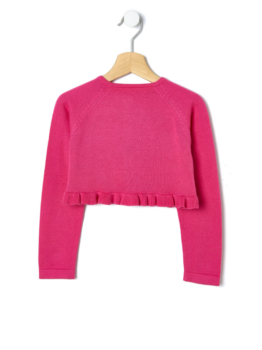 Bolero tricot com rouches - Prénatal