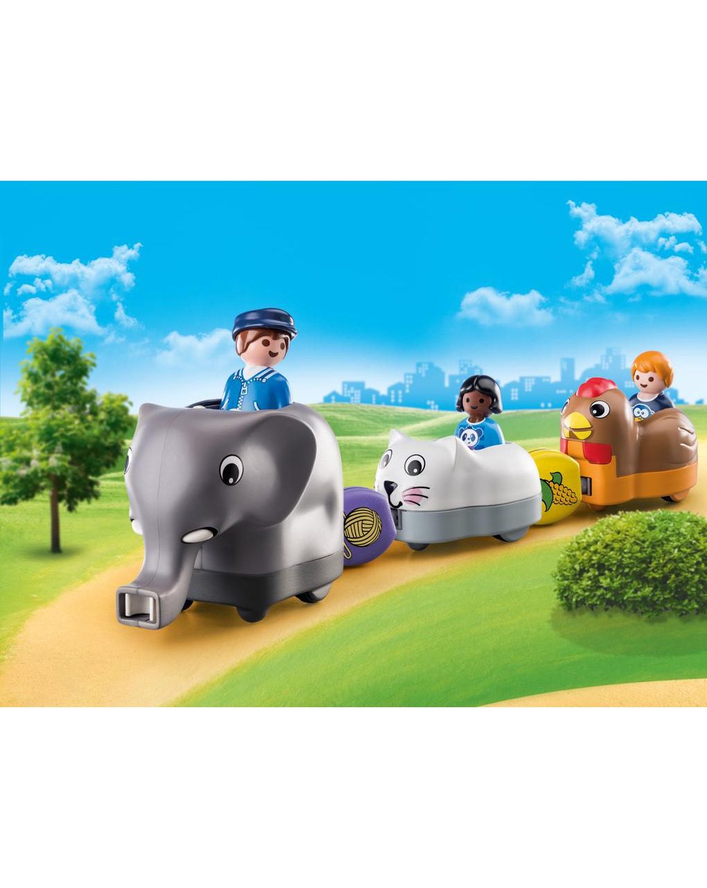 Playmobil - trem animal 1.2.3 - Playmobil