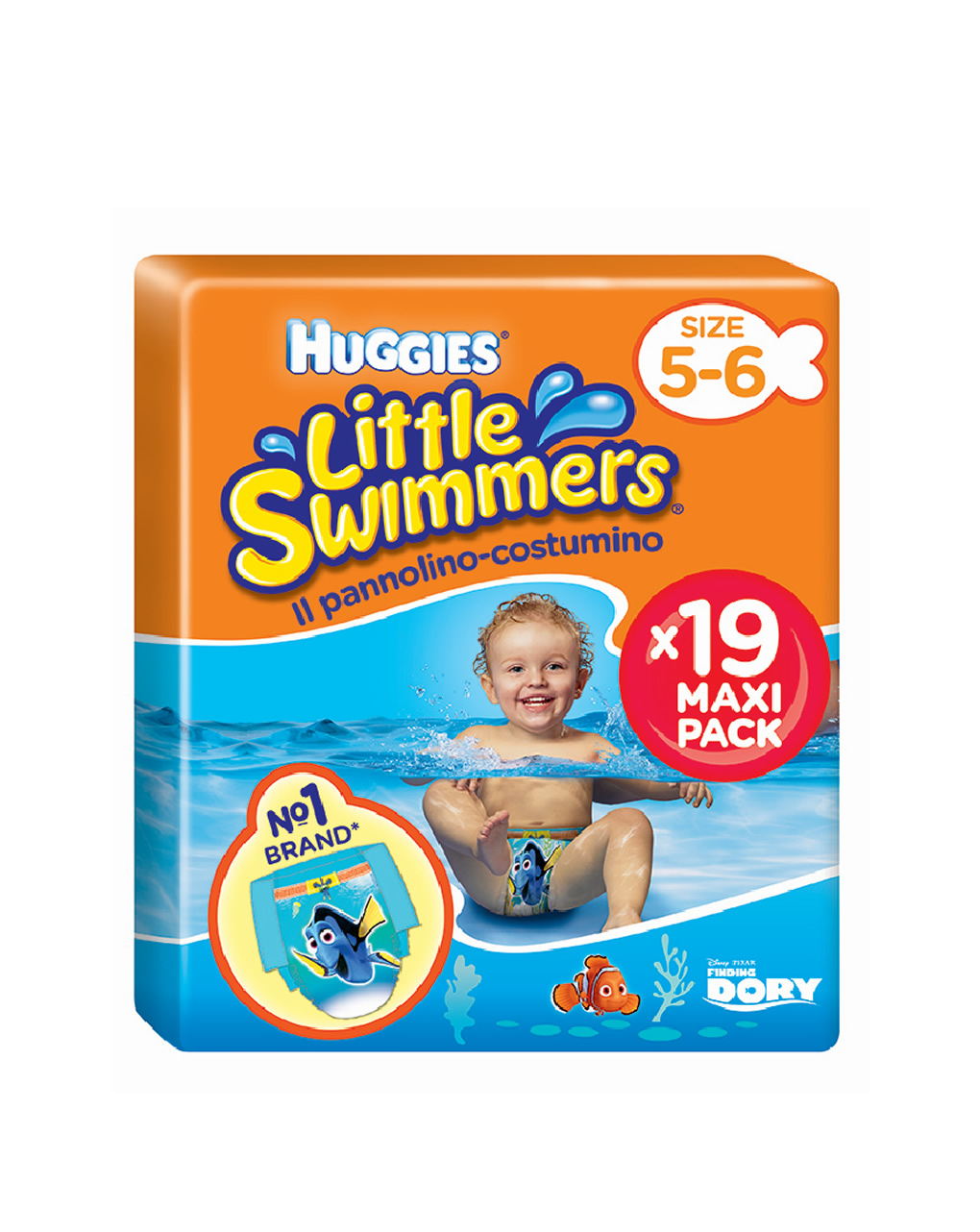 Huggies - pequenos nadadores double pack sz. 5-6 (19 pcs) - Huggies