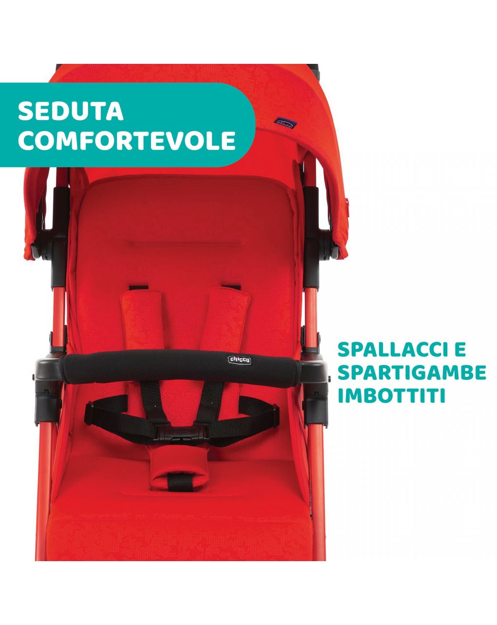 Stroller ohlalà 3 red passion - Chicco