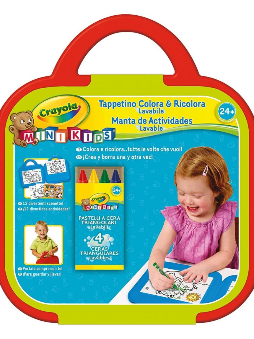 Crayola - mini kids color & recolor playmat - Crayola