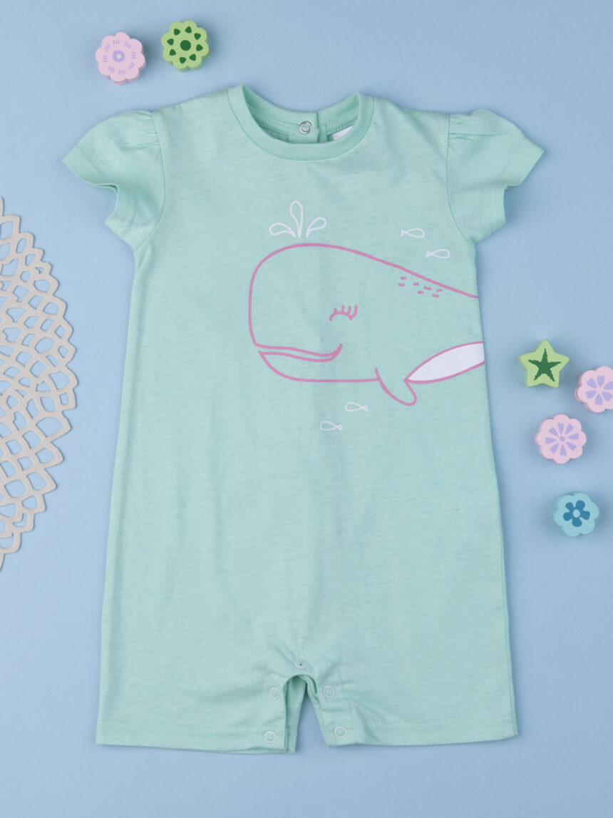 Pacote de 2 pijamas de menina "baleia" - Prénatal