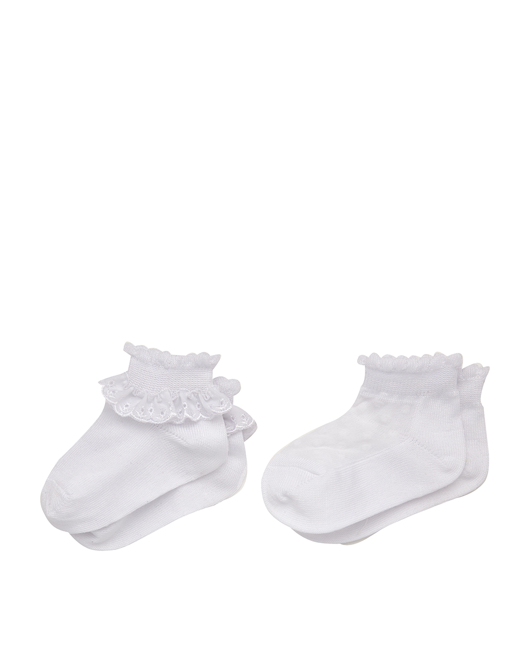 Pacote de 2 pares de meias com broderie anglaise - Prénatal