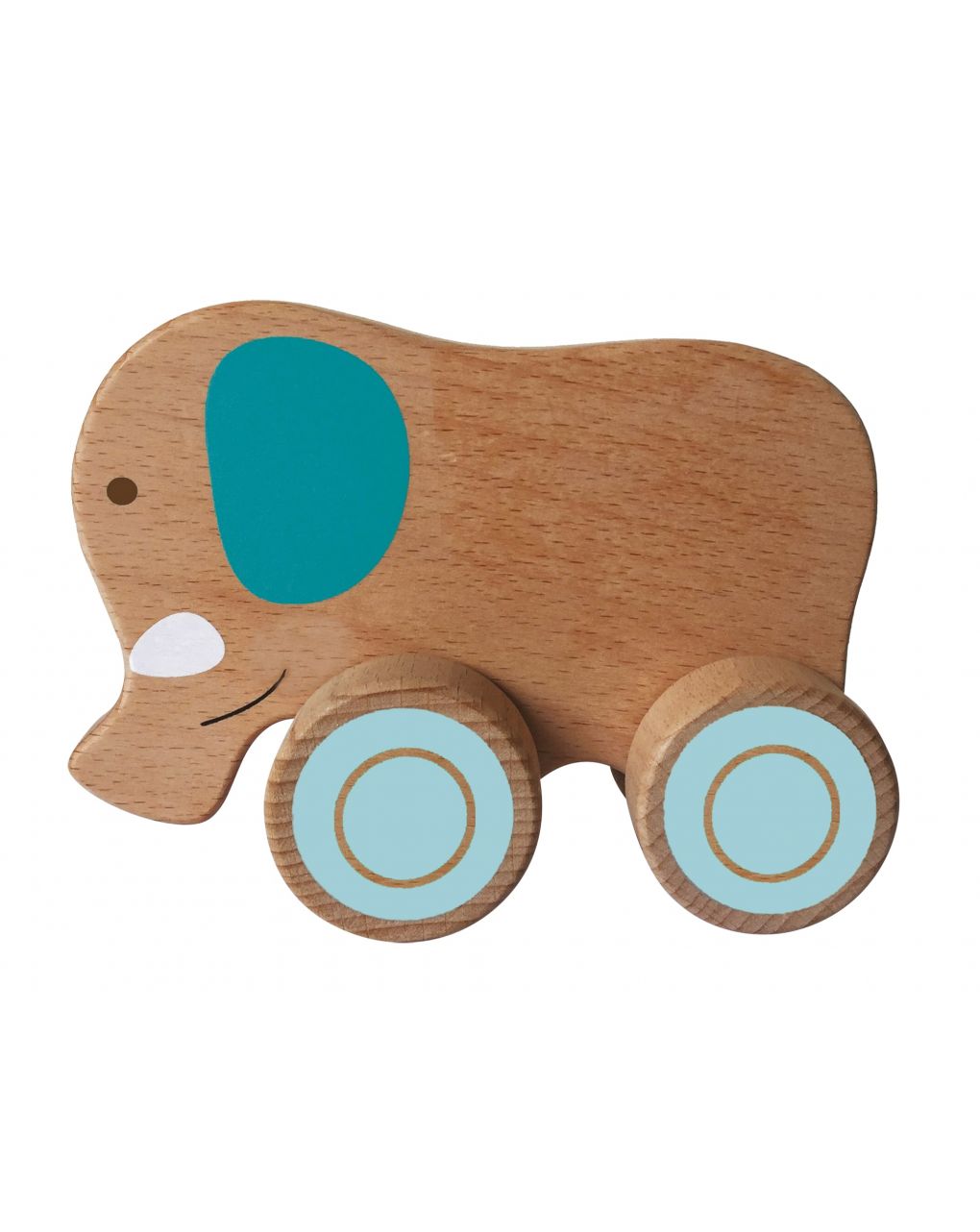 Wood n play - animais de madeira com rodas - Wood'N'Play