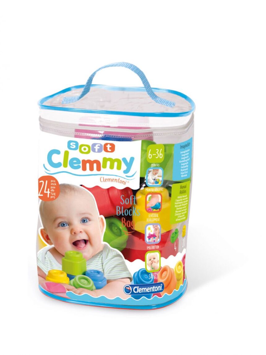 Clemmy - saco de 24 tijolos - Clementoni