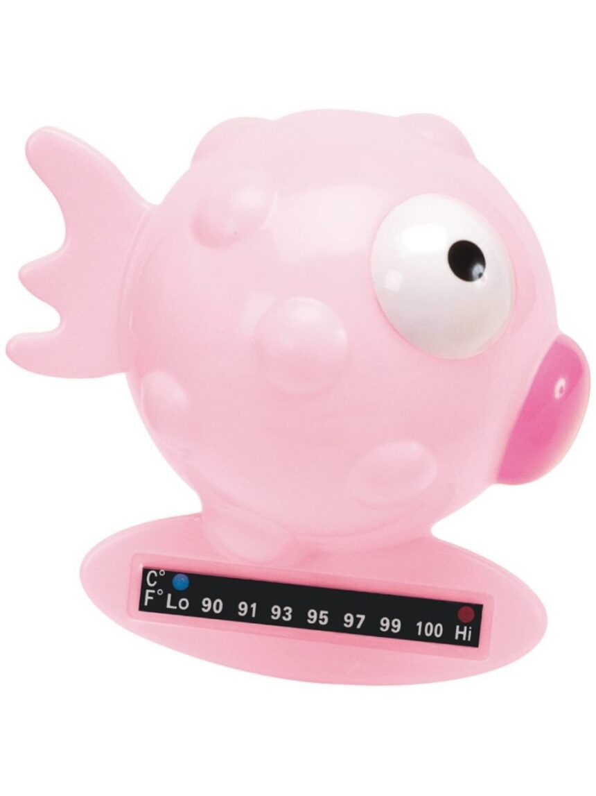 Termômetro de banho de peixe-balão rosa - Chicco