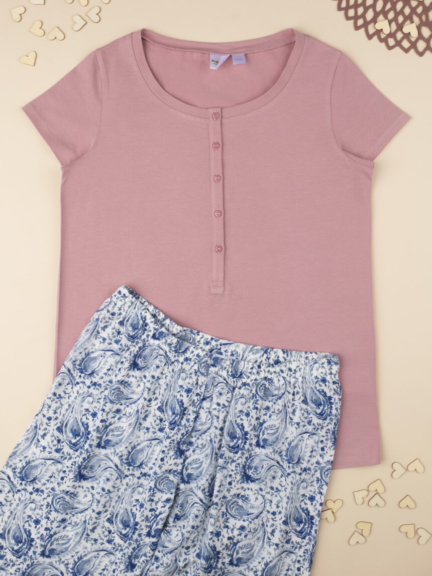 Calça de pijama "gradiente azul" - Prénatal