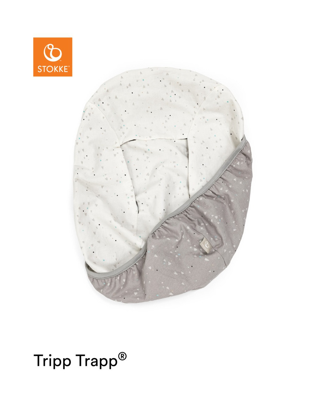 Capa para o conjunto tripp trapp® recém-nascido - queridos corações - Stokke